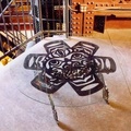 Salish sun table, Steel,Steel glass. Private residence-Oakland California, Bellingham, Washington. Seattle Washington